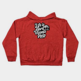 Life Is Hard Visuals Help ABA Therapist Kids Hoodie